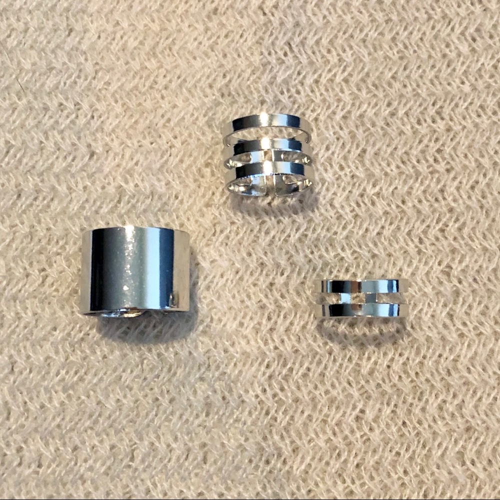 3 for $27 ❤️ Silver / Gold knuckle rings set (3) - Picture 4 of 6